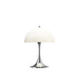 Panthella 250 Portable bordlampe, Chrome Opal Beige af Verner Panton - 1 - Jacobsen Plus