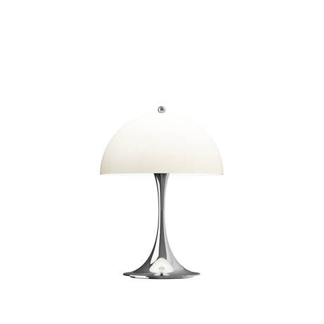 Panthella 250 Portable bordlampe, Chrome Opal Beige af Verner Panton - Jacobsen Plus