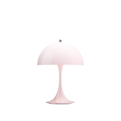 Panthella 250 Portable bordlampe, Opal Rose af Verner Panton