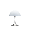 Panthella 250 Portable bordlampe, Chrome Opal Blue Grey af Verner Panton