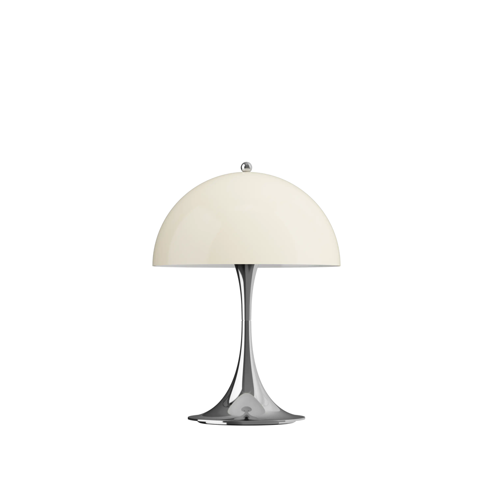 Panthella 250 Portable bordlampe, Chrome Opal Beige af Verner Panton - 3 - Jacobsen Plus