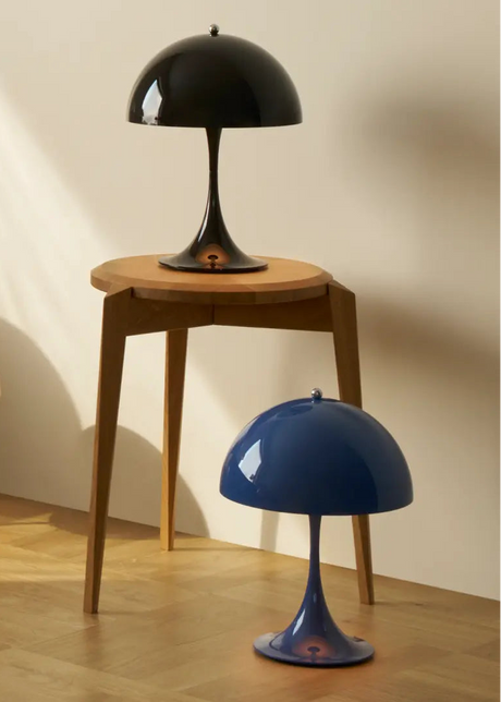 Panthella 250 Portable bordlampe, Opaque Indigo Blue af Verner Panton - 2 - Jacobsen Plus