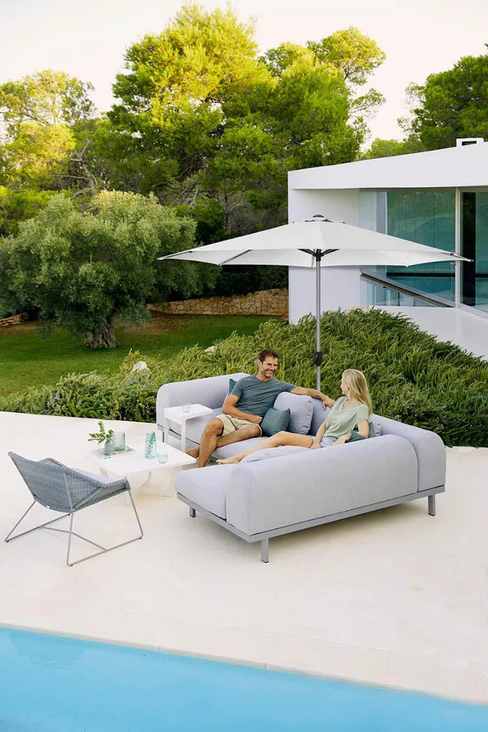 Sunshade Parasol Ø300 m. Krank fra Cane-line - 2 - Jacobsen Plus