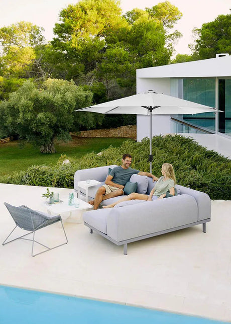 Sunshade Parasol Ø300 m. Krank fra Cane-line - 2 - Jacobsen Plus