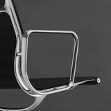 Aluminium Chair EA 117 Kontorstol, sort læder fra Vitra - 5 - Jacobsen Plus