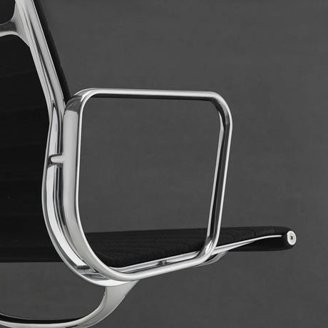 Aluminium Chair EA 117 Kontorstol, sort læder fra Vitra - 4 - Jacobsen Plus