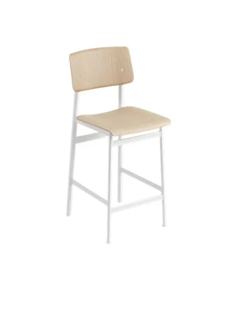 Loft bar stool fra Muuto - Højde: 65 cm / Oak- white - Jacobsen Plus