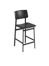 Loft bar stool fra Muuto - Højde: 65 cm / Black- black - Jacobsen Plus