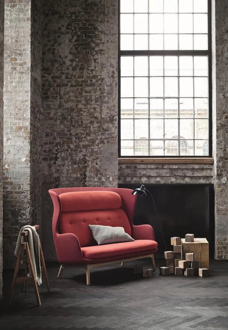 Ro Sofa fra Fritz Hansen - Christianshavn / Børstet aluminium - Jacobsen Plus