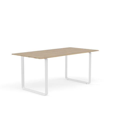 70/70 Bord fra Muuto - 170 x 85 cm / Solid Oak White - Jacobsen Plus