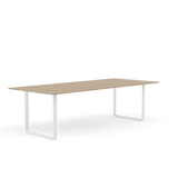 70/70 Bord fra Muuto - 255 x 108 cm / Solid Oak White - Jacobsen Plus