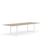 70/70 Bord fra Muuto - 295 x 108 cm / Solid Oak White - Jacobsen Plus
