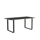 70/70 Bord fra Muuto - 170 x 85 cm / Black Linoleum Plywood Anthracite Black - Jacobsen Plus