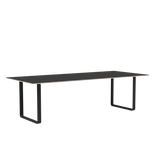 70/70 Bord fra Muuto - 255 x 108 cm / Black Linoleum Plywood Anthracite Black - Jacobsen Plus