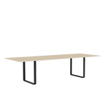 70/70 Bord fra Muuto - 295 x 108 cm / Oak Veneer Plywood Anthracite Black - Jacobsen Plus