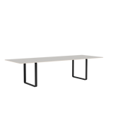 70/70 Bord fra Muuto - 295 x 108 cm / Grey Linoleum Plywood Anthracite Black - Jacobsen Plus