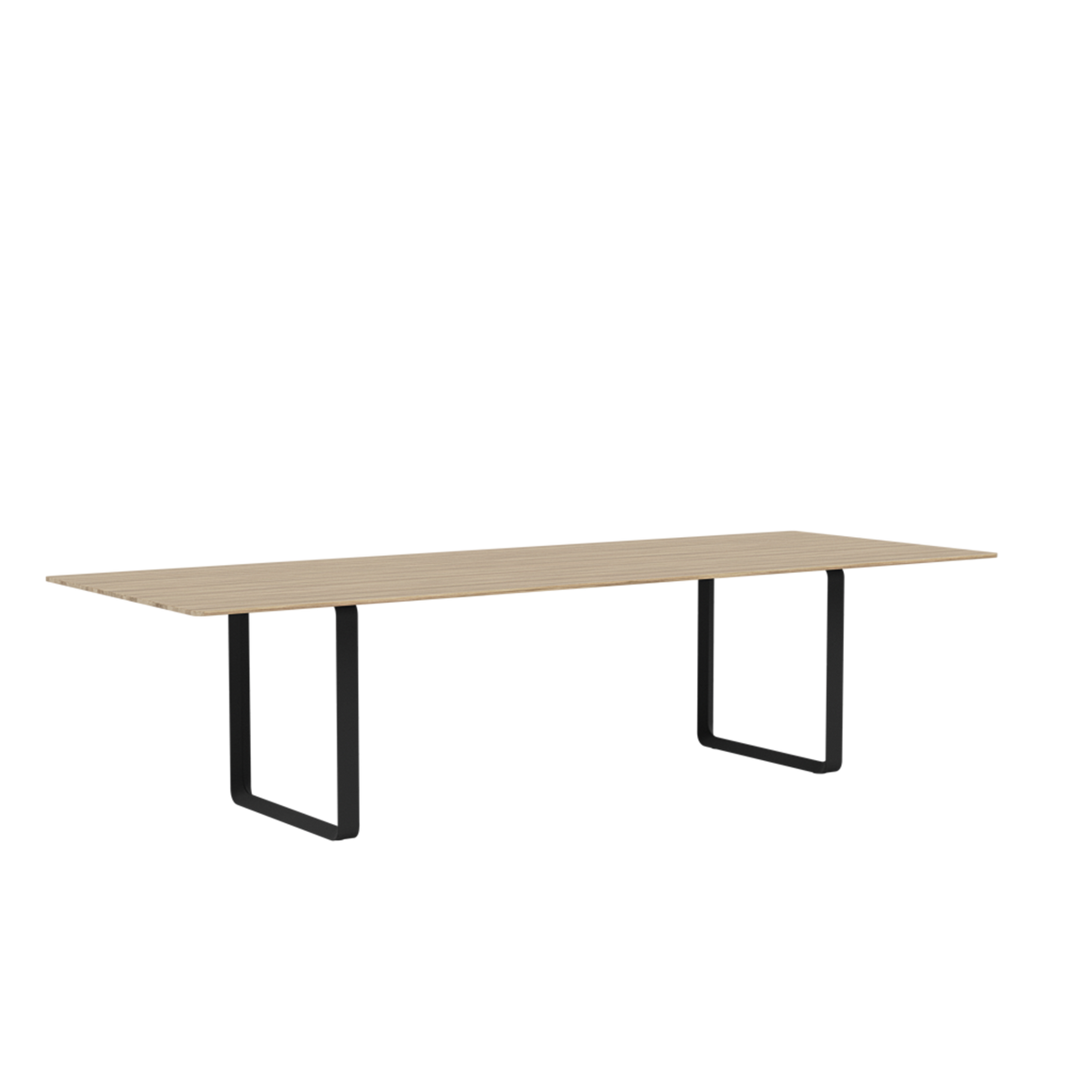 70/70 Bord fra Muuto - 295 x 108 cm / Solid Oak Black - Jacobsen Plus