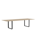 70/70 Bord fra Muuto - 295 x 108 cm / Solid Oak Black - Jacobsen Plus