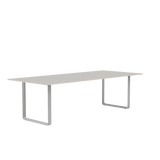 70/70 Bord fra Muuto - 255 x 108 cm / Oak Veneer Plywood Grey - Jacobsen Plus