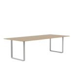 70/70 Bord fra Muuto - 255 x 108 cm / Solid Oak Grey - Jacobsen Plus