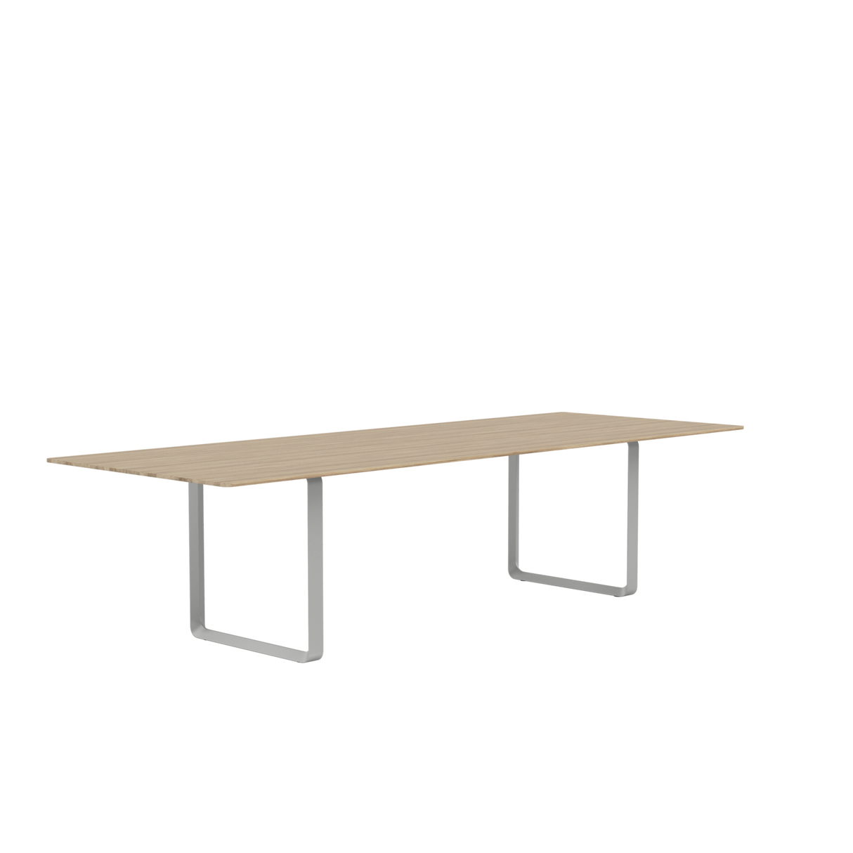70/70 Bord fra Muuto - 295 x 108 cm / Solid Oak Grey - Jacobsen Plus