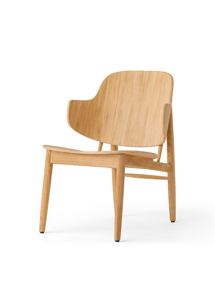 Audo Copenhagen - The Penguin Wooden loungestol - Natur eg - Jacobsen Plus