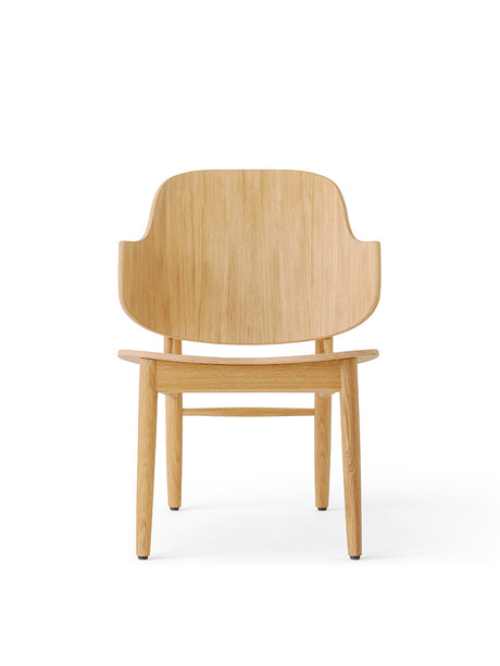 Audo Copenhagen - The Penguin Wooden loungestol - Natur eg - Jacobsen Plus