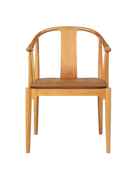 Kinastolen af Hans J. Wegner - Kirsebær / Aura / Sort-brun - Jacobsen Plus
