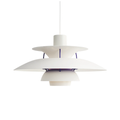 PH 5 Pendel, Classic white af Poul Henningsen
