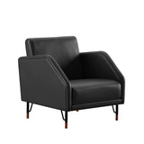 77 Stol, valnød af Finn Juhl - Nevada læder (sort) - Jacobsen Plus