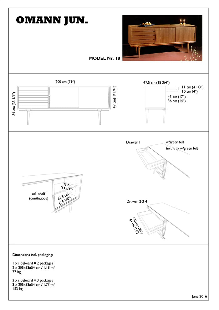 Skænk nr. 18 fra Omann Jun