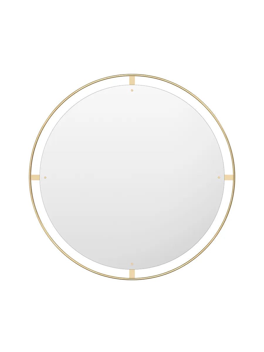 Nimbus Mirror Ø110, brass fra Audo Copenhagen
