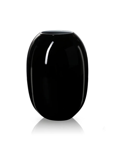 SUPER Vase fra Piet Hein (Sort/Opal) - 16 cm - Jacobsen Plus