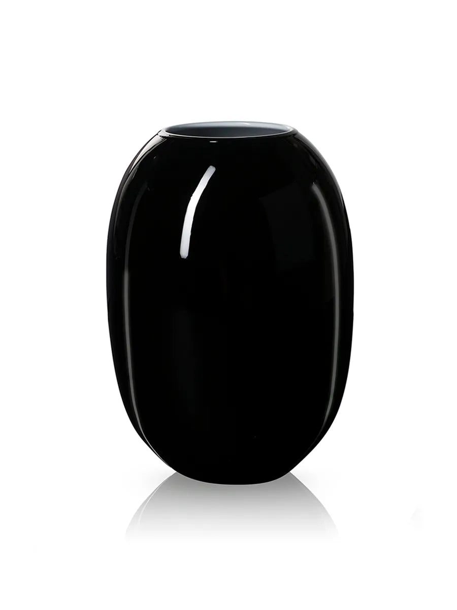SUPER Vase fra Piet Hein (Sort/Opal) - 25 cm - Jacobsen Plus