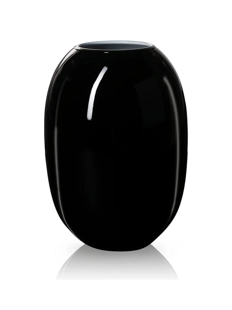 SUPER Vase fra Piet Hein (Sort/Opal) - 16 cm - Jacobsen Plus
