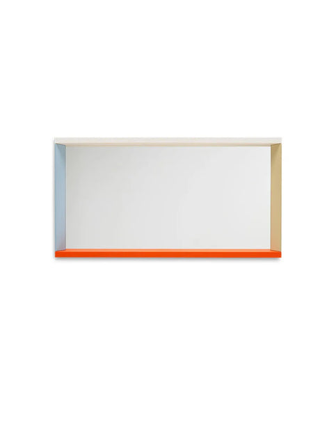Colour Frame Mirror, medium fra Vitra - Blue - Orange - Jacobsen Plus