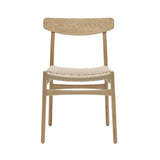 CH23 Spisestol, eg hvidolie af Hans J. Wegner - 1 - Jacobsen Plus