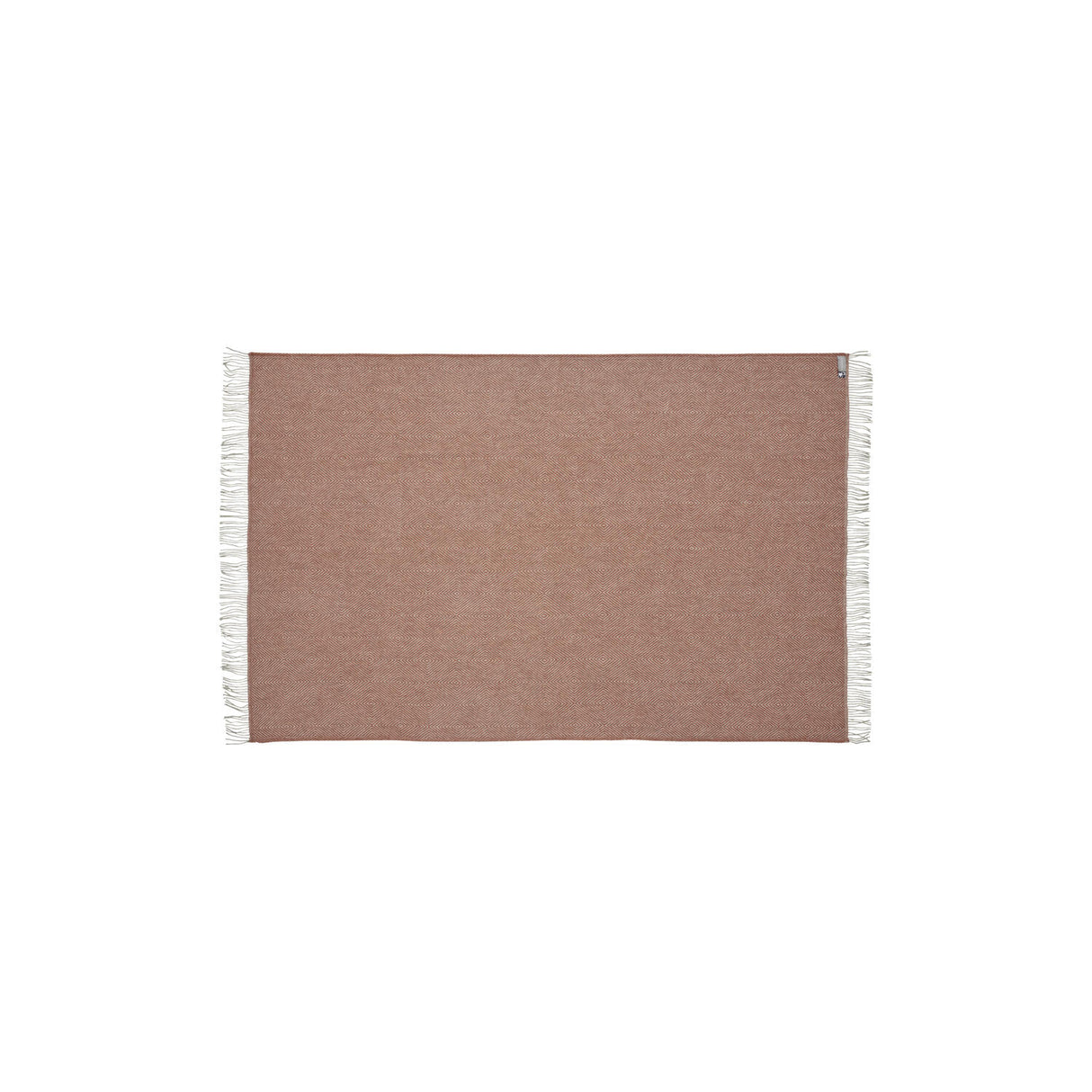 Livø Plaid, rosewood fra Silkeborg Uldspinderi - 3 - Jacobsen Plus