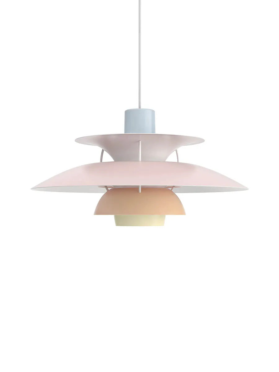 PH 5 pendel, Pastel Blue Rose Peach af Poul Henningsen