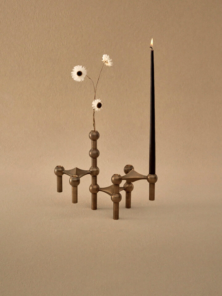 STOFF Nagel Vase, bruneret messing fra STOFF Nagel - 3 - Jacobsen Plus
