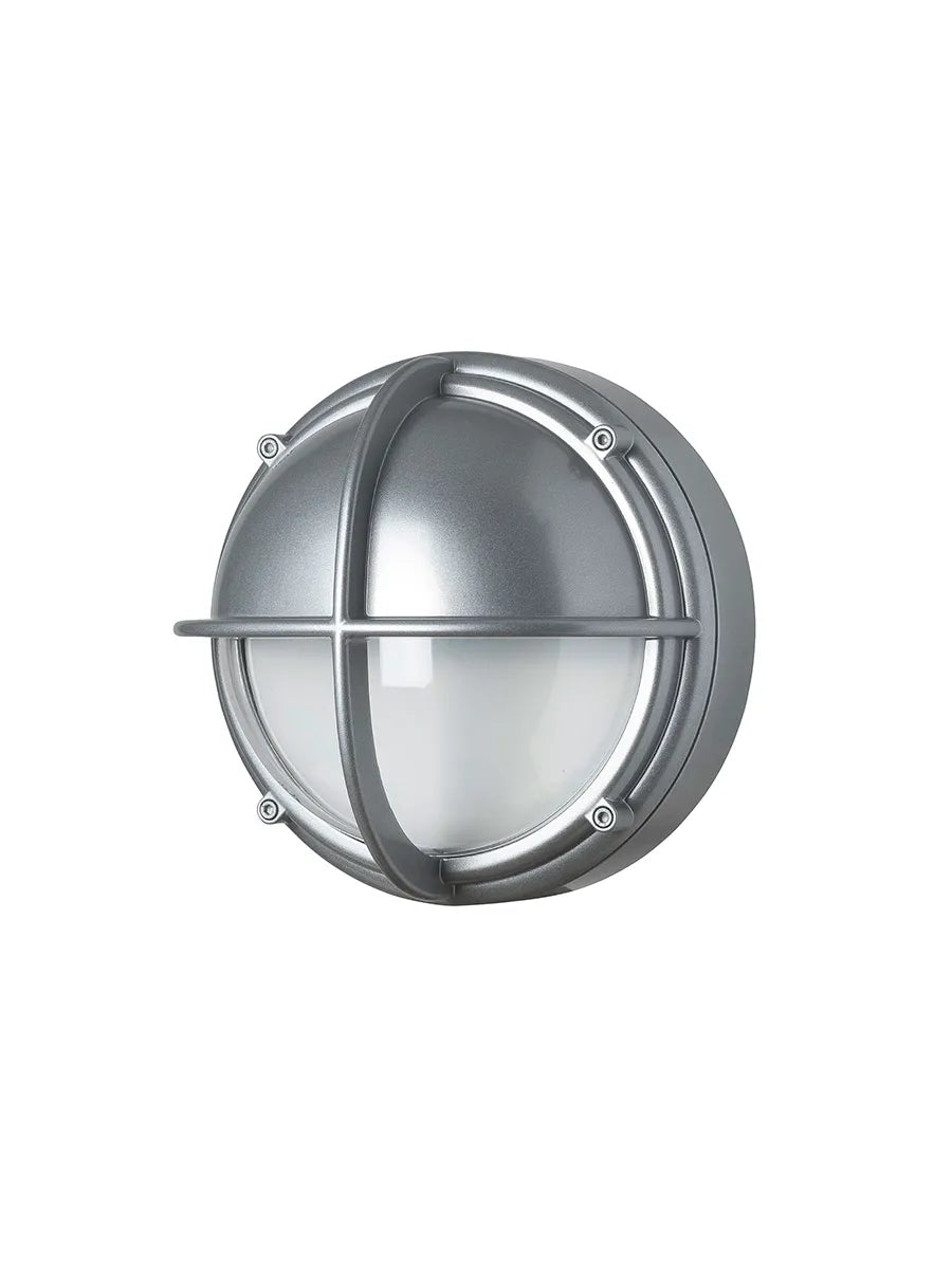 Skot væglampe fra Louis Poulsen - Aluminium / Halvafskærmet klar - Jacobsen Plus
