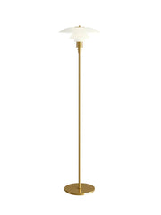 PH 3½-2½ Gulvlampe, messing metalliseret fra Louis Poulsen