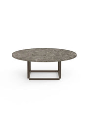 Florence Sofabord Ø90, gris du marais/beige grey fra New Works