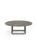 Florence Sofabord Ø90, gris du marais/beige grey fra New Works