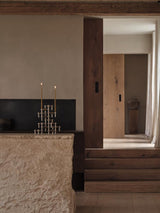 Nagel Lysestage, børstet krom fra STOFF Nagel - 2 - Jacobsen Plus