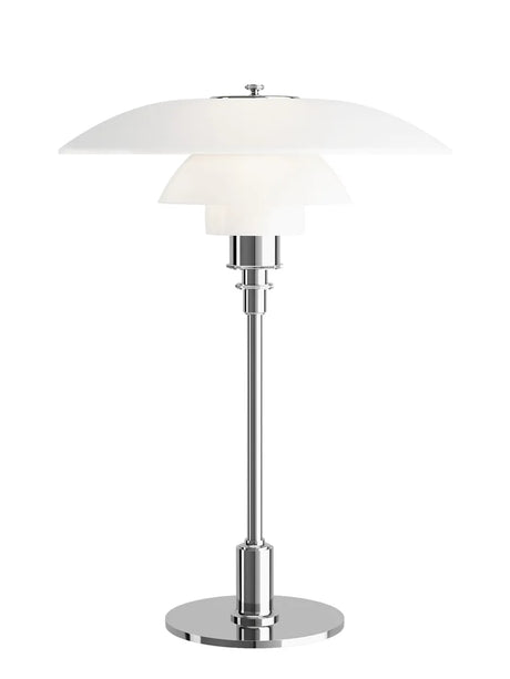 PH 3½-2½ Glas Bordlampe, højglansforkromet fra Louis Poulsen - 1 - Jacobsen Plus