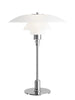 PH 3½-2½ Glas Bordlampe, højglansforkromet fra Louis Poulsen
