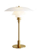 PH 3½-2½ Glas Bordlampe, messing metalliseret fra Louis Poulsen