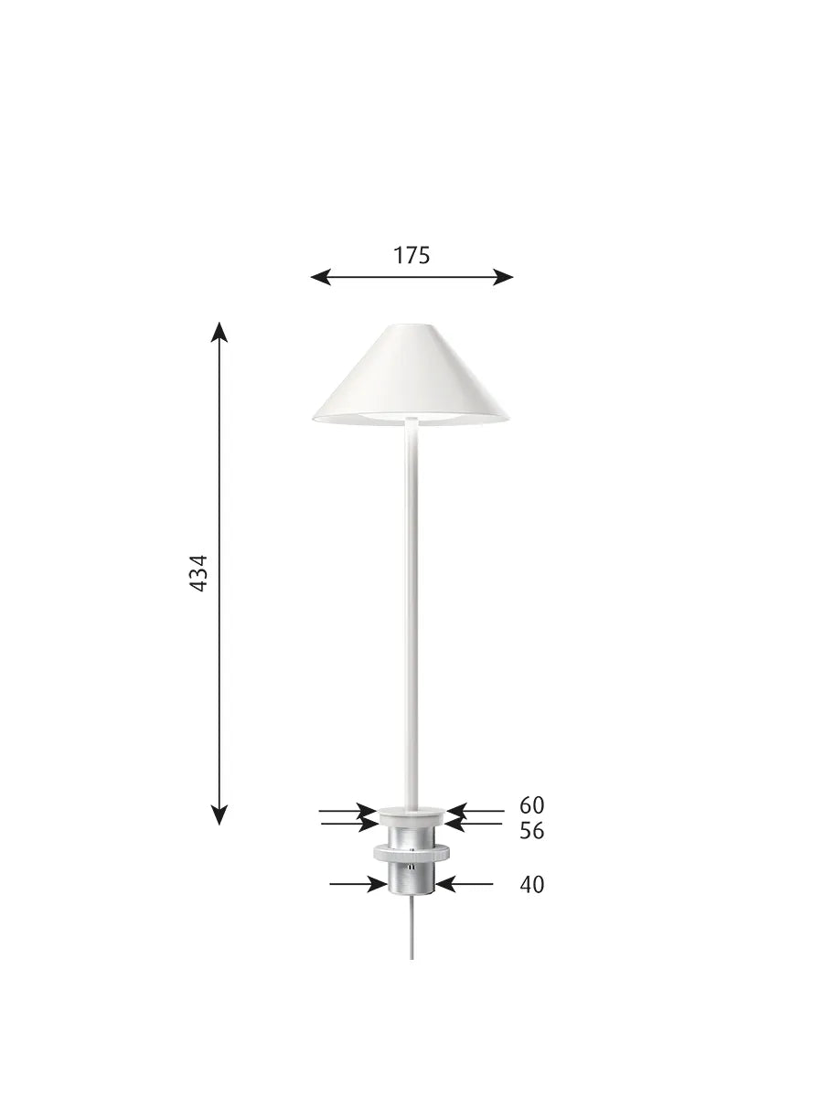 Keglen Bordlampe fra Louis Poulsen - 8 - Jacobsen Plus
