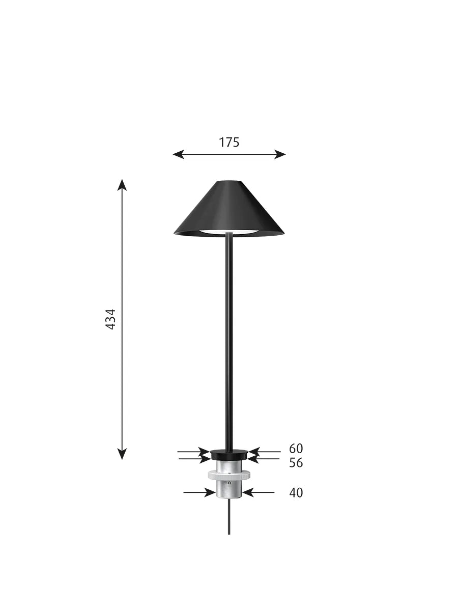 Keglen Bordlampe fra Louis Poulsen - 7 - Jacobsen Plus